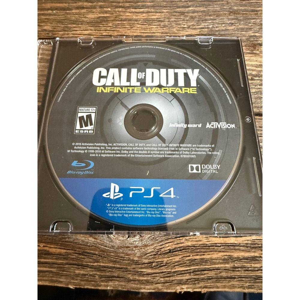 2010s‎ Activision Call of Duty Infinite Warfare PS4 Video Game Disc Only